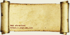 Jasmina Brzaković vizit kartica